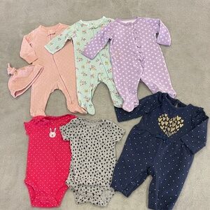 Baby Girl Onesie Bundle SIZE 3 Months